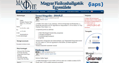 Desktop Screenshot of nyisk.mafihe.hu