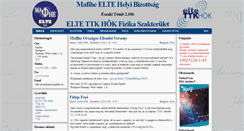 Desktop Screenshot of eltehb.mafihe.hu